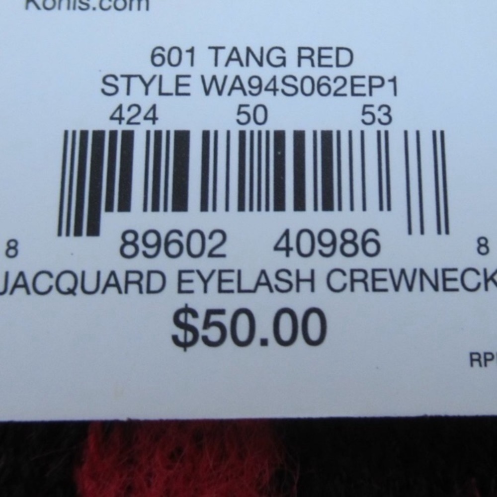 Relist 2/21/23 ❌ Apt. 9 animal print crewneck eyelash sweater PM or PL - Picture 14 of 15